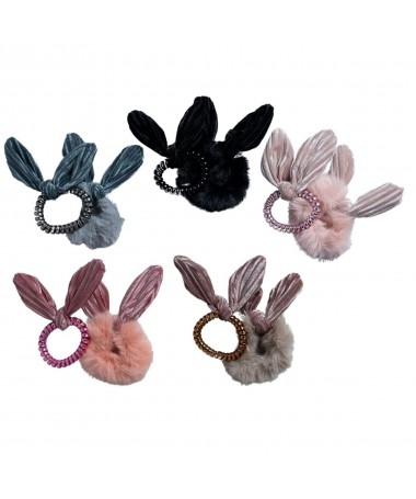 Bunny Ears Scrunchi Set